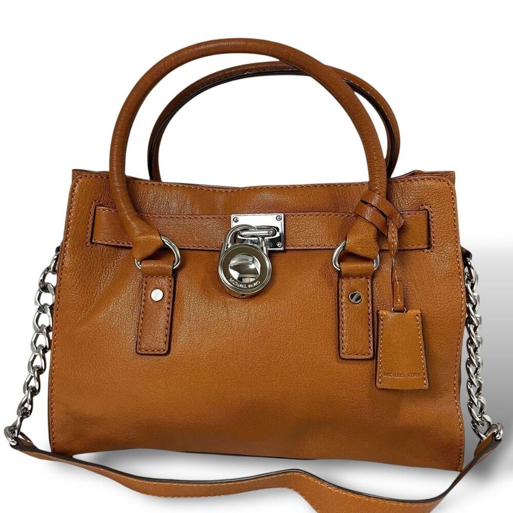 Michael Kors 2way One Shoulder Leather Handbag Shoulder Bag A4 Brown